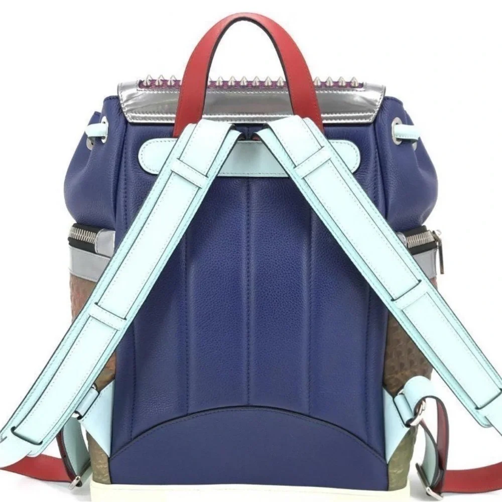 Christian Louboutin Explorafunk Spiked Leather Backpack - Like New